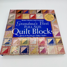 Better Homes and Gardens Grandma&#39;s Best Full-Size Quilt Blocks Hardcover Book - $15.83