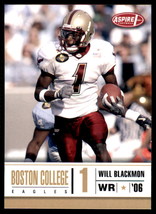 2006 SAGE Aspire #30 Will Blackmon Boston College Eagles - $1.89