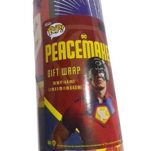 Funko Pop DC Peacemaker Ted Lasso Gift Wrap Paper 50 sq ft (15’x40”) 1 Roll - $22.90