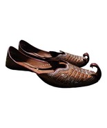 Handmade Leather Embroidered Women&#39;s Shoes Size 8 - £23.94 GBP