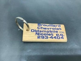 Vintage Promo Keyring Brouillard Chevrolet Oldsmobile Keychain Nicolet Porte-Clé - £6.18 GBP