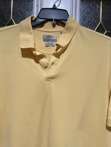 Callaway Golf Mens Polo Shirt Size XL Yellow Polo Cotton Preowned - $189.79 MXN