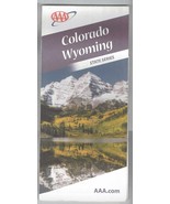 2009 AAA Map Colorado Wyoming - £7.47 GBP