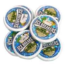 Lot 8 1.5oz Pina Colada Flavored Ice Breakers Icebreakers Sugar Free Mints 5/24 - £31.38 GBP