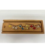 Vintage Wooden Animal Insect Dominos Incomplete - €10,87 EUR
