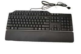 Dell KB522P Business Multimedia Keyboard - Black w/ Palm Rest & 2 USB Ports - $16.78
