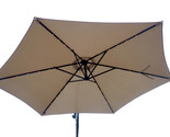 Backyard creations  10  offset patio umbrella with solar lights 1 thumb155 crop