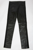 RARE Mens Givenchy Stretch Tuxedo Stripe Leather Pants Leggings Sz 42 US 32 - 33 - £353.86 GBP