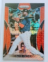 2019 Panini Prizm David Ortiz Red Mojo Refractor Baseball Card TPTV - £27.45 GBP