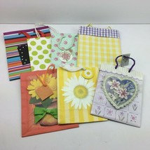 Gift Bag Present Wrapping Lot All Occasion Stripes Polka Dot Thanks Flowers - $24.99