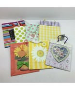 Gift Bag Present Wrapping Lot All Occasion Stripes Polka Dot Thanks Flowers - £19.65 GBP