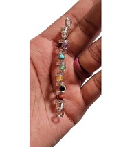  1 Piece 7 Chakra Dreadlock Jewelry Handmade Copper Wire Wrapp - £31.68 GBP