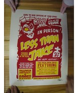 Less than Jake Poster Oct 31s (Red And Yellow) Concert - $184.62 CAD