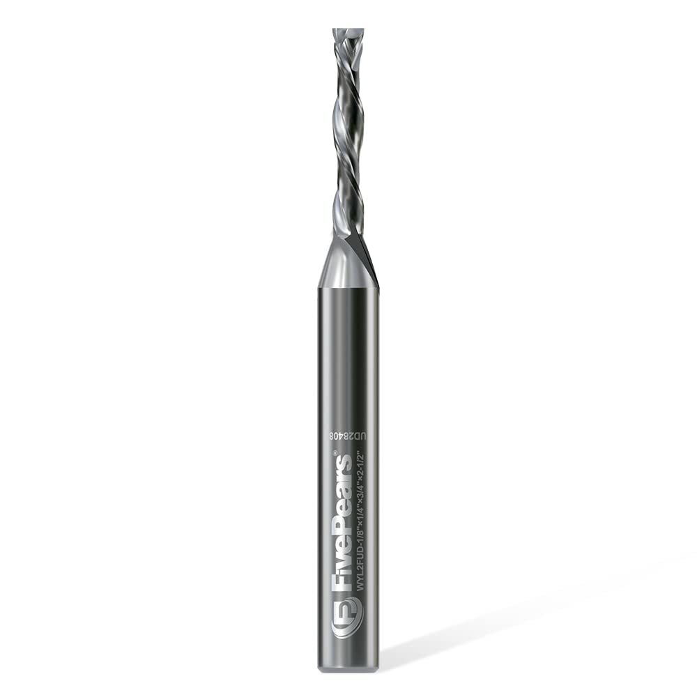 A 1/4 In Shank Carbide End Mill Router Bit For Wood Carving, Engraving, - $39.97