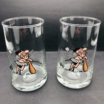 Set of 2 Arby&#39;s BC Ice Age Collector Series 14 oz Drinking Glasses Wiley... - $12.00