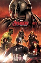 Avengers Age Of Ultron ~ Shadow 22x34 Movie Poster Iron Man Hulk Captain America - £6.91 GBP