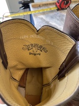 Cavender’s full quill Ostrich leather western cowboy boots, men’s size 10.5 D image 5