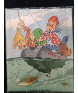 Howdy Doody Vintage puzzle 1949 &quot;Howdy Doody Goes Fishing&quot; Whitman # 2984  - £10.97 GBP