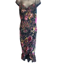 Betsey Johnson NWT Women&#39;s Size Small &quot;The Right Moves&quot; Floral Velvet Dress - £59.78 GBP