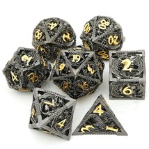 Metal Dice Set D&amp;D Dungeons And Dragons Dice Gifts Dnd Dice Role Playing... - £31.05 GBP