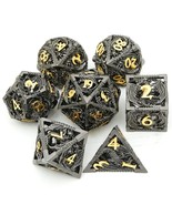 Metal Dice Set D&amp;D Dungeons And Dragons Dice Gifts Dnd Dice Role Playing... - £32.15 GBP