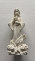 Vintage panis angelicus first holy communion figurine - $375.38 MXN