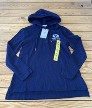 Champion NWT Women’s BYU Hooded Henley Top SizeTop Size S Navy AB - £15.45 GBP