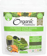 Probiotic Super Greens with Turmeric by Organic Traditions 3.5 oz, 14 Se... - $322.74 MXN