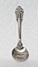 Grande Baroque Sterling WALLACE SILVER Salt Spoon 2 1/2 Inch No Monogram - $38.12