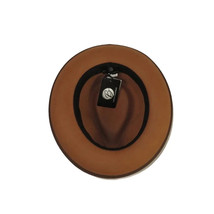 Men BENTLY Hat Australian Wool Fedora Brooks Collection BR722 Camel Brown image 4