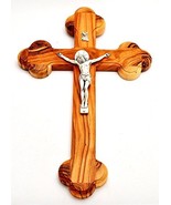 Olive Wood Cross Made in Bethlehem Jerusalem (Size L/28 x W/17.5 cm) - £27.87 GBP