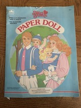 1985 Mattel Golden Book THE HEART FAMILY PAPER DOLL BOOK-RARE VINTAGE-SH... - $24.63