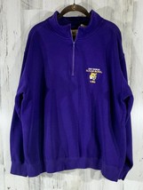 Vesi Sportswear LSU Tigers 2004 Nokia Sugar Bowl 1/4 Zip Sweatshirt XL - £13.52 GBP