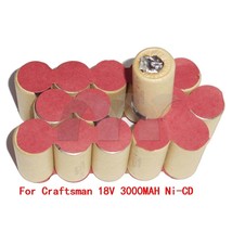 Battery Rebuild Pack For 18 Volt CRAFTSMAN 11098 223310 982321-001 2.0AH US - £71.93 GBP