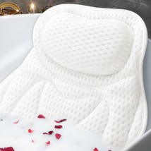 Bath Pillow Luxury Bathtub Pillow, Bath Pillows For Tub Neck And Back Su... - $37.99