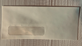 Box of 500,  #10 White Wove Window Envelopes Gummed Flap - $20.90 CAD