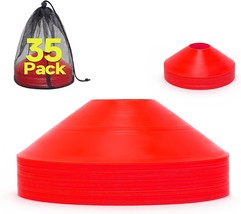 35 PCS Agility Soccer Cones for Training Durable Sports Cones for Drills with Me - £25.99 GBP
