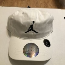 Jordan Jumpman White Hat Cap Size Youth Adjustable New - £18.68 GBP