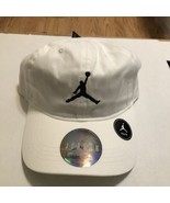 Jordan Jumpman White Hat Cap Size Youth Adjustable New - $445.14 MXN