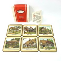 Pimpernel Six Traditional Coasters - English Cottages - £15.44 GBP