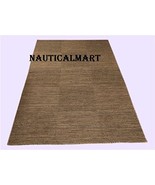 DECORATIVE DARK BEIGE HANDTUFTED CARPET FOR LIVING ROOM BY NAUTICALMART - €236,09 EUR