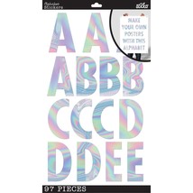 Sticko Alphabet Stickers-Iridescent Poster - €8,30 EUR