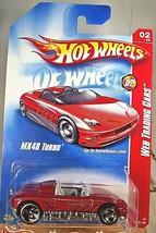 2008 Hot Wheels #78 Wed Trading Cars 2/24 MX48 TURBO Dark Red Variant w/3 Spokes - £6.05 GBP