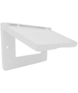White Weatherproof Horizontal GFI Single Gang Flip Cover - $28.27 CAD