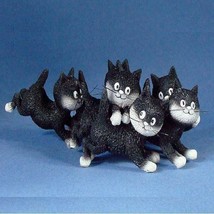 &quot;Playtime&quot; Group of Six Kittens Cat Playing Statue Figurine Albert Dubout France - £33.61 GBP