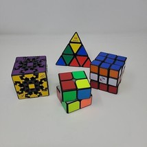 Rubik&#39;s Cube Lot Meffert&#39;s Twisty Puzzles Assorted Lot of 4 - £14.18 GBP