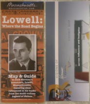 2 Rare JACK KEROUAC Lowell Brochures - Visions of Kerouac Centennial Celebration - £16.07 GBP