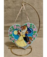 Vintage Walt Kurt Adler Disney  Beauty &amp; The Beast Wooden Christmas Orna... - $148.50