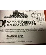 Marshall Ramsey&#39;s Ten-Year Celebration SIGNED Mississippi editorial cart... - £19.45 GBP