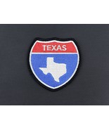 Texas Interstate Sign Morale Patch Lone Star State TX Freeway Highway Ho... - $145.84 MXN